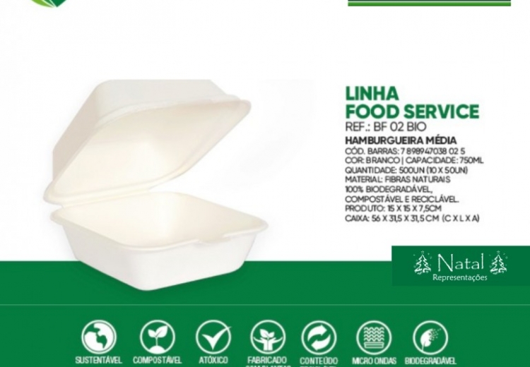 BF02Bio embalagens biodegradáveis Fibraform